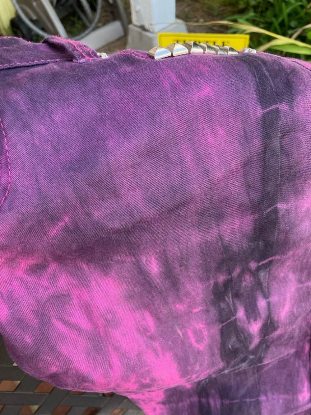 Tripp NYC Purple and Black Tie-Dye Skinny Jeans, size 5 - Picture 11 of 12
